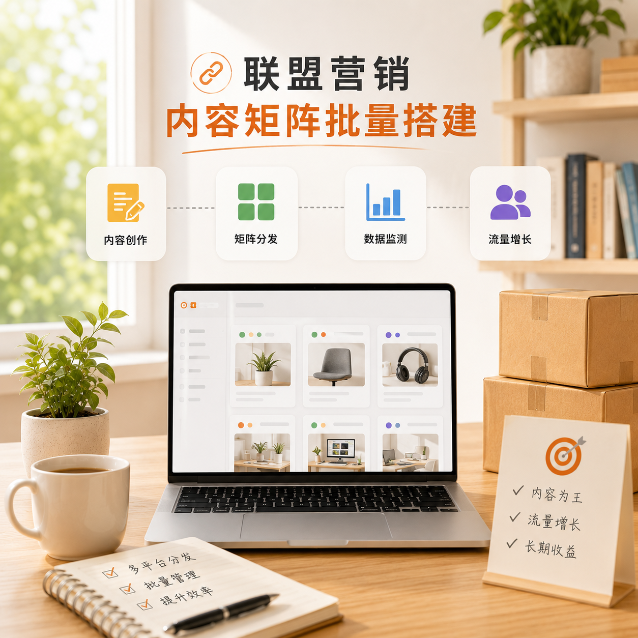 联盟营销内容矩阵批量搭建